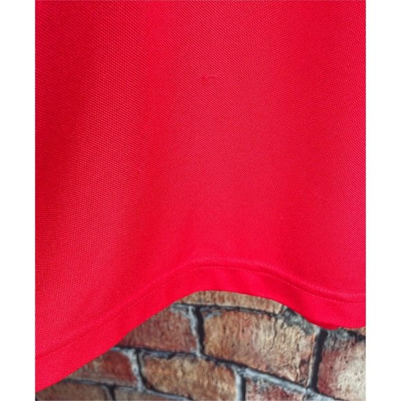 Chick-Fil-A Oobe Team Style Uniform Employee Mens XL Short Sleeve Red Polo Shirt - Picture 5 of 5